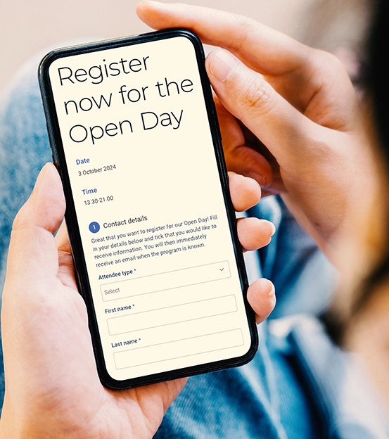 open dag Uitnodigen en online registratie